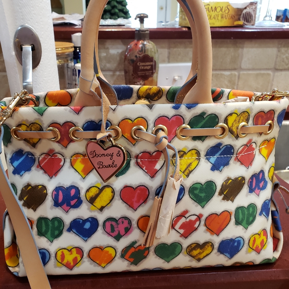Dooney & Burke New never worn heart handbag